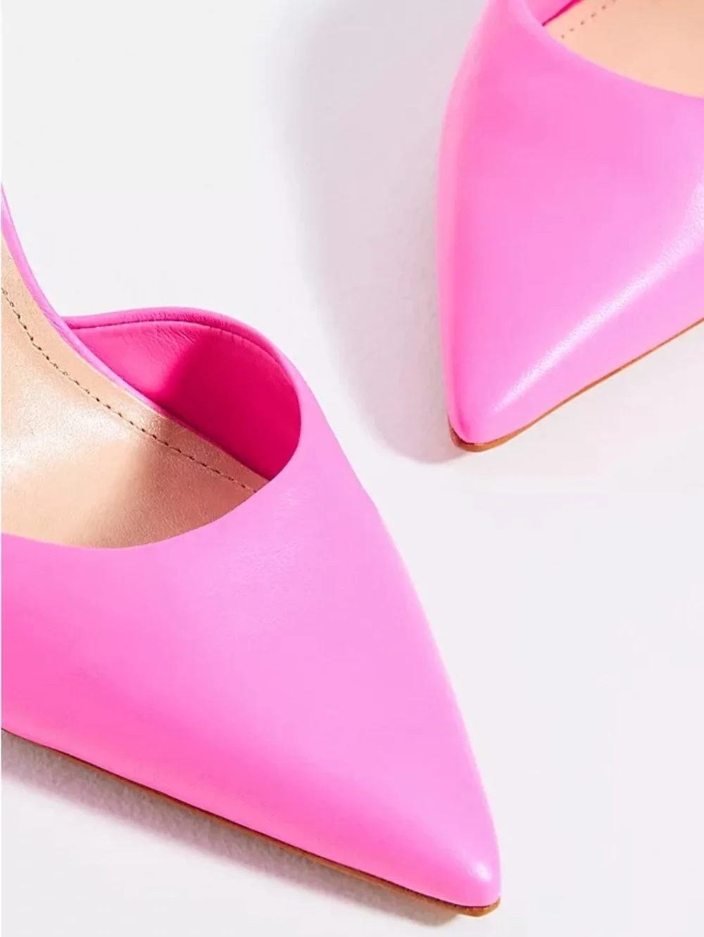 SCHUTZ Linara Pointed Toe Pumps - Pink
